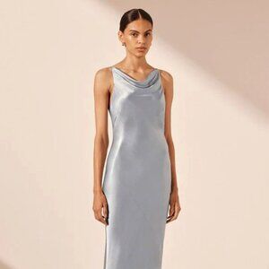 Shona Joy la lune high neck cowl maxi dress
